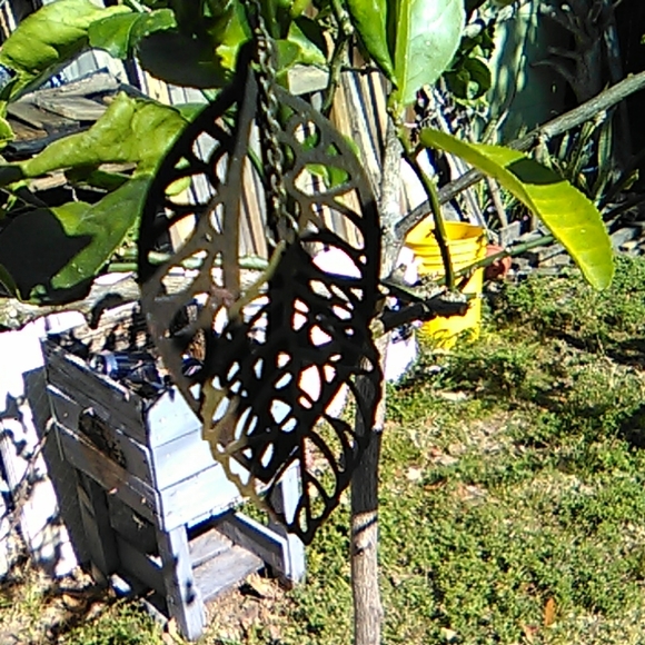 2 in one feather earrings - Picture 7 of 7
